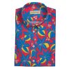 Citron Presse Silk Shirt made with Liberty Fabric 