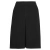 Black Needlecord Pleated Skirt