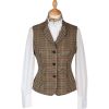 Wincanton Tweed Fitted Collared Waistcoat