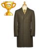 Elgin Check Tweed Overcoat