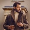 Conrad Herringbone Tweed Car Coat