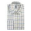 Navy Overcheck Tattersall Shirt