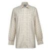 Brown Green Medium Check Tattersall Shirt