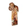 Heads or Tails Toffee Classic Silk Scarf