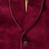 Wine Velvet Smoking Jacket