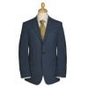 Mid Blue 12oz Three Button Tweed Suit