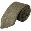 Green Olive Country Tweed Wool Tie