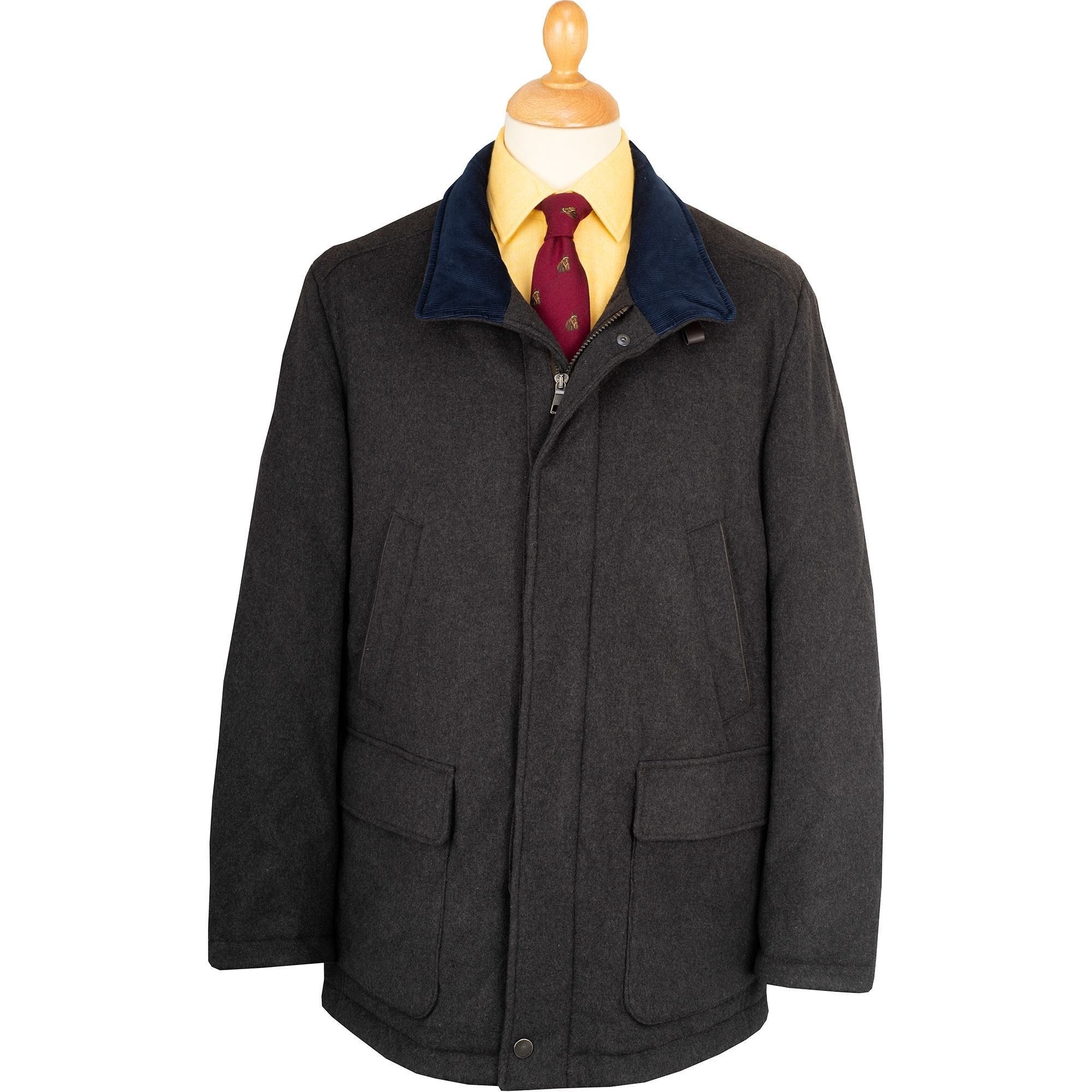 have på kant kæde Olive Melton Wool Waterproof Paddock Jacket | Men's Country Clothing |  Cordings US