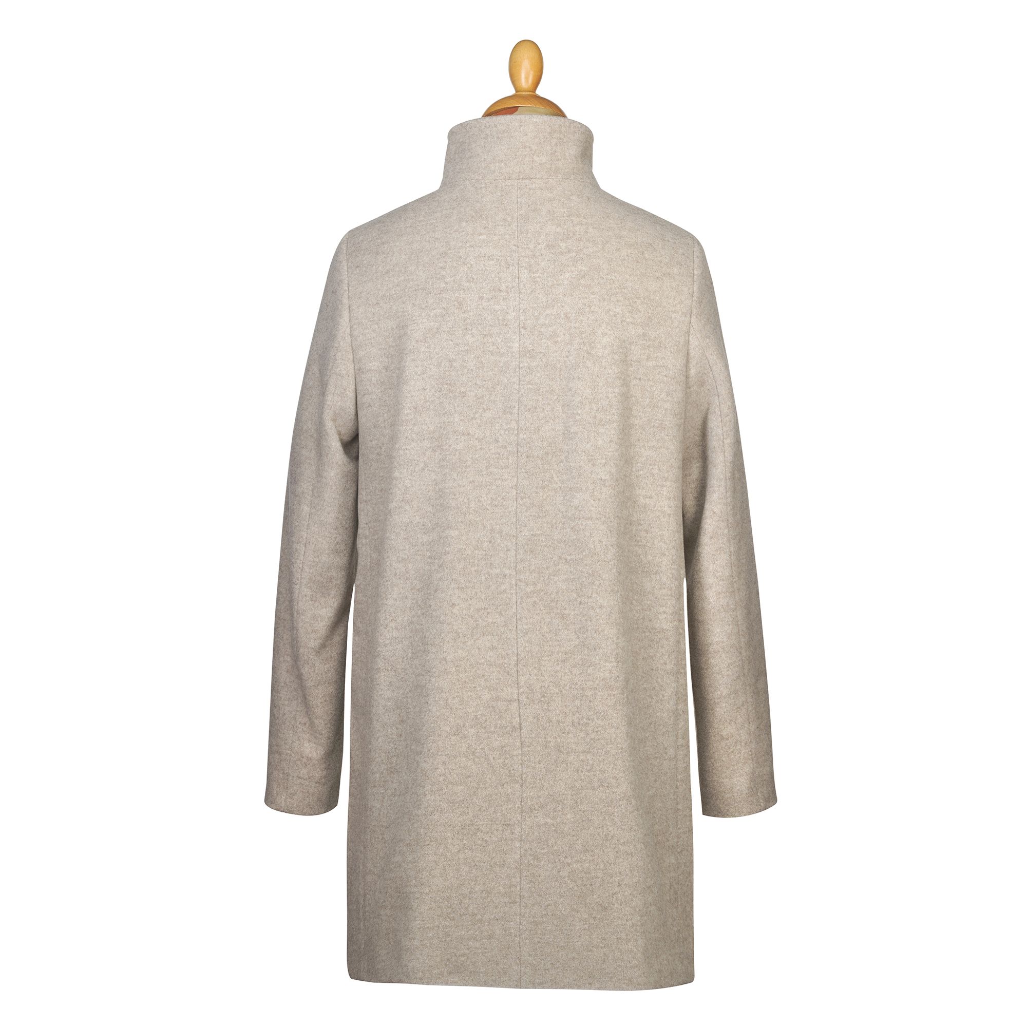 Taupe Cashmere & Wool Coat | Ladies Country Clothing | Cordings US