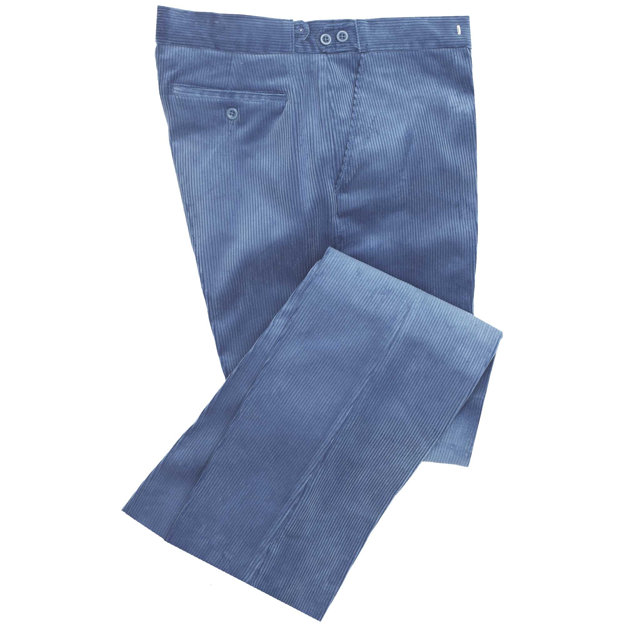 Dobell Light Blue Linen Trousers | Dobell