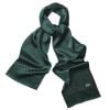 Green Silk Fox Head Scarf
