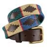 Green & Beige Argentine Polo Belt II
