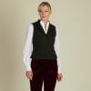 Olive Carlisle Tweed Fitted Waistcoat