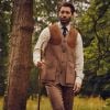 Brown Hunting Tweed Shooting Waistcoat