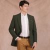 Olive Green Zetland Seersucker Jacket