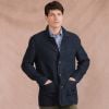 Navy Eirinn Linen Chore Jacket