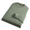 Moss Green Lambswool Crewneck Jumper