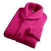 Berry Pink 4 Ply Lambswool Cardigan