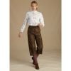 T.Ba Khaki York Faux Leather Trousers
