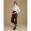 T.Ba Khaki York Faux Leather Trousers