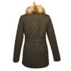 Green Derby Quilted Field Coat