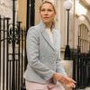 Popham Houndstooth Nehru Jacket