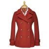 Rust British Classic Peacoat