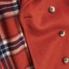Rust British Classic Peacoat