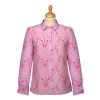 Stripe and Bow Silk Shirt made with Liberty fabric