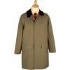Khaki Huntsman Mackintosh with Corduroy Collar