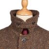 Bark Herringbone Donegal Follifoot Coat
