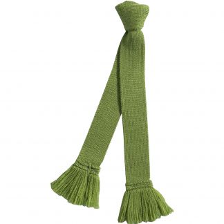 Cordings Sage Green Merino Garter Tie  Main Image