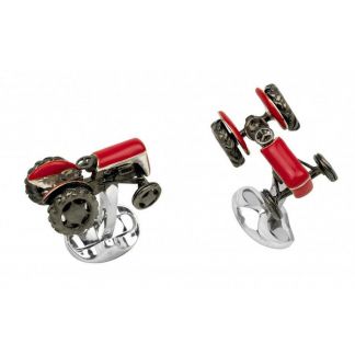 Cordings Vintage Tractor Cufflinks with Movable Wheels Main Image