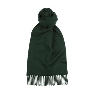 Cordings Bottle Green Speyside Cashmere Scarf Main Image