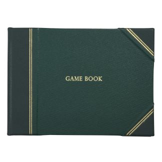 Cordings Green Half Bound Leather Game Book Main Image