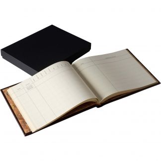 Cordings Large Leather Full Bound Game Book Dif ferent Angle 1