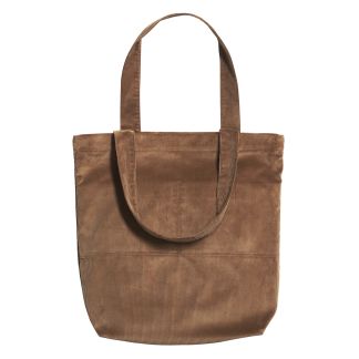 Cordings Khaki Corduroy Shopper Bag Dif ferent Angle 1