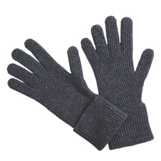 Cordings Grey Cashmere Turnback Gloves Main Image