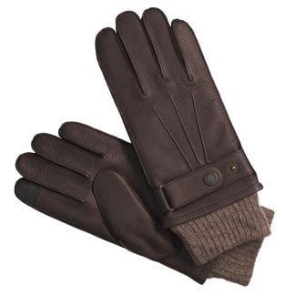 Cordings Brown Deerskin Lined Gloves Dif ferent Angle 1