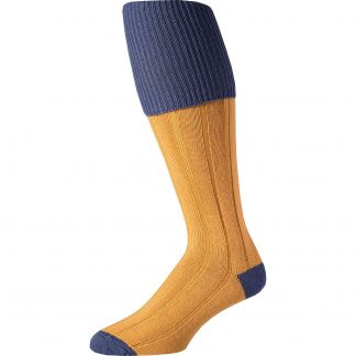 Cordings Gold Merino Shooting Stocking  Dif ferent Angle 1
