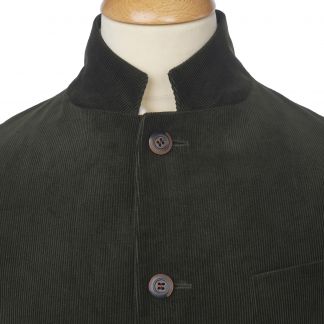 Cordings Green Olive Stockbridge Needlecord Jacket Different Angle 1