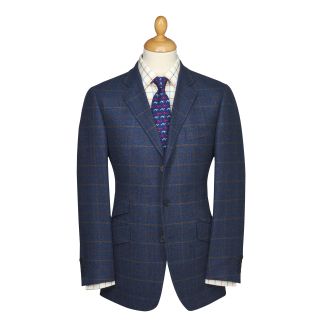 Cordings Blue Berwick Tweed Jacket  Main Image
