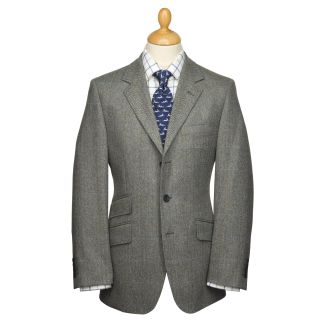 Cordings Grey Bedale Tweed Jacket Main Image