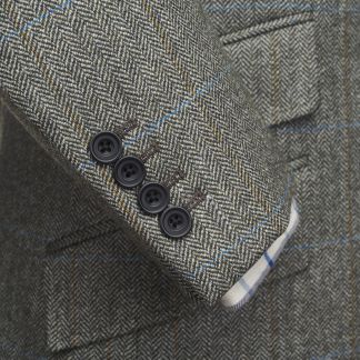 Cordings Grey Bedale Tweed Jacket Dif ferent Angle 1