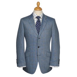 Cordings Blue Suffolk Silk Jacket Main Image