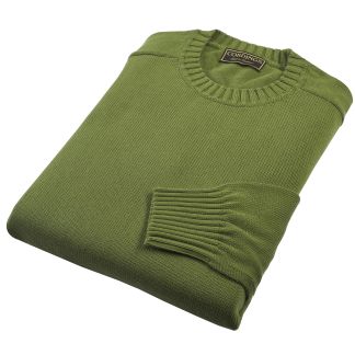 Cordings Green Cotton Crew Neck Dif ferent Angle 1