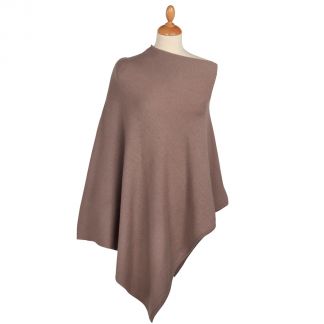 Cordings Brown Nepalese Cashmere Poncho Main Image