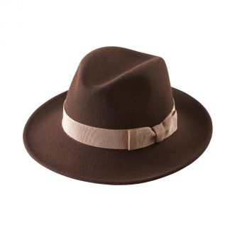 Cordings Fedora with Contrast Ribbon Different Angle 1