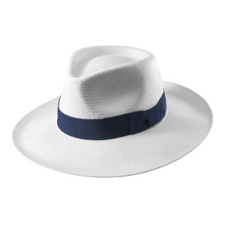 Cordings Navy Panama Contrast Band Hat Main Image