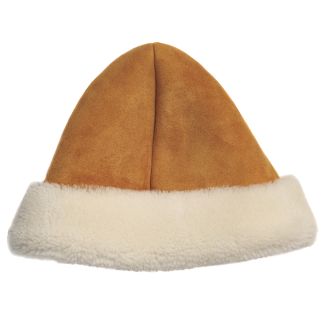 Cordings Tan Sheepskin Beanie Hat Main Image